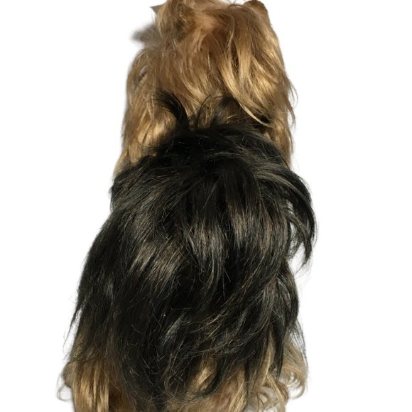 Domo Designs Lively & Lovely Shih Tzu Dog Plush Yorkshire Terrier Handcrafted - Picture 5 of 10